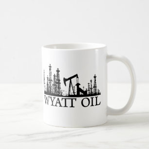 Wyatt Oil / Black Logo Coffee Mug