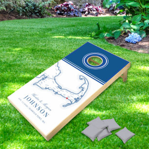 Wychmere Beach Club Harwich Port Wedding Cornhole Set