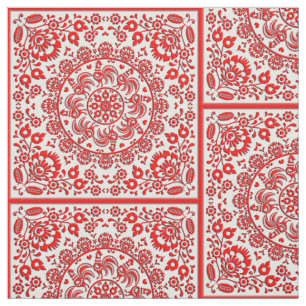 Wycinanka Fabric White