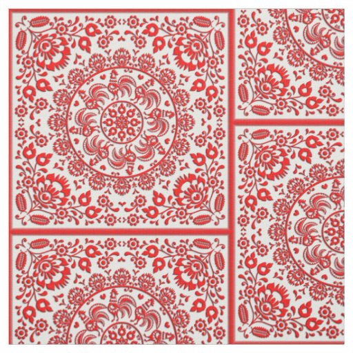 Wycinanka Fabric White