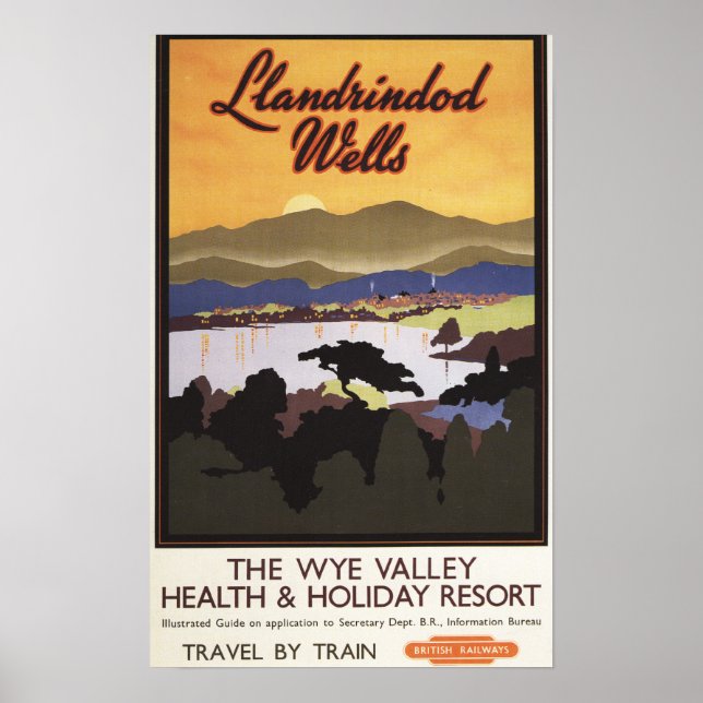 Wye Valley Resort British Rail Poster (Front)