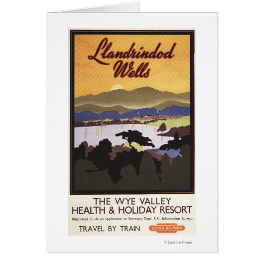 Wye Valley Resort British Rail Poster Cards (Front)