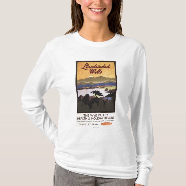 Wye Valley Resort British Rail Poster T-Shirt (Front)