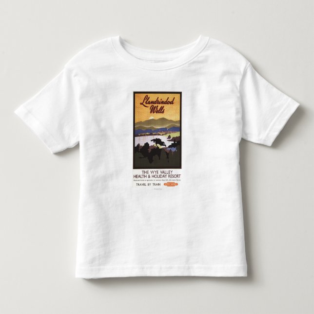Wye Valley Resort British Rail Poster Toddler T-shirt (Front)