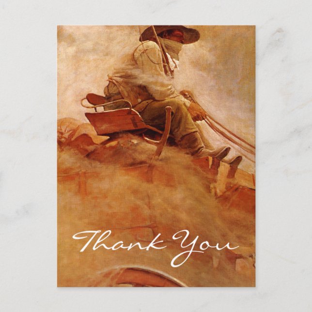 Wyeth's The Ore Wagon Postcard (Front)