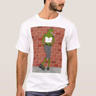 Wyked Tea'Se Against a Brick Wall (1 sided) T-Shirt