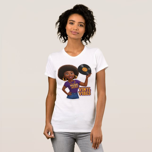 Wyldflow3r Vinyl Vibes T Shirt (Front Full)