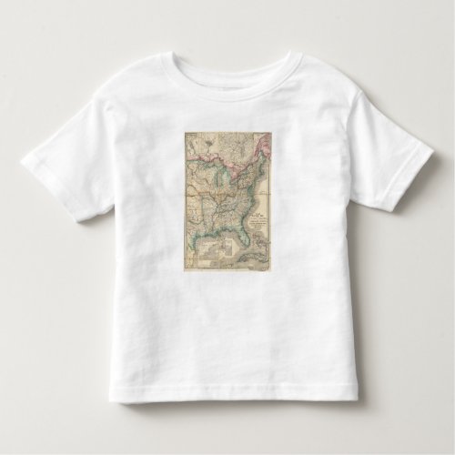 Wylds Military Map Of The United States Toddler T_shirt