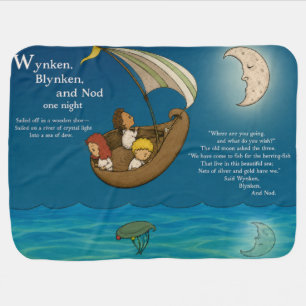 Wynken, Blynken and Nod Baby Blanket