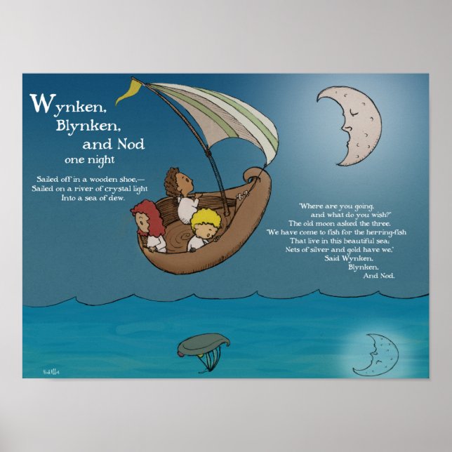 Wynken, Blynken, and Nod Poster (Front)