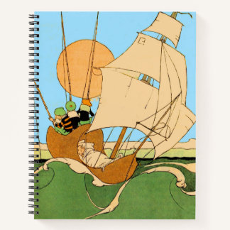 Wynken, Blynken and Nod print Notebook