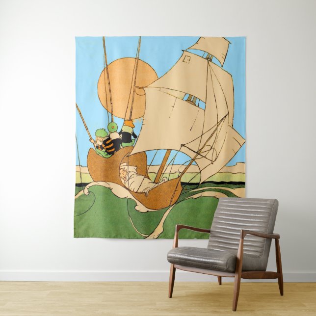 Wynken, Blynken and Nod Tapestry (In Situ)