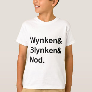 Wynken Blynken & Nod Wooden Shoe Bedtime Story T-Shirt