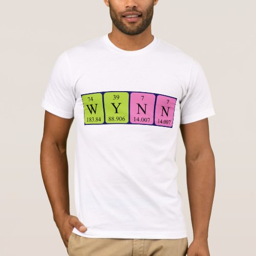 Wynn periodic table name shirt