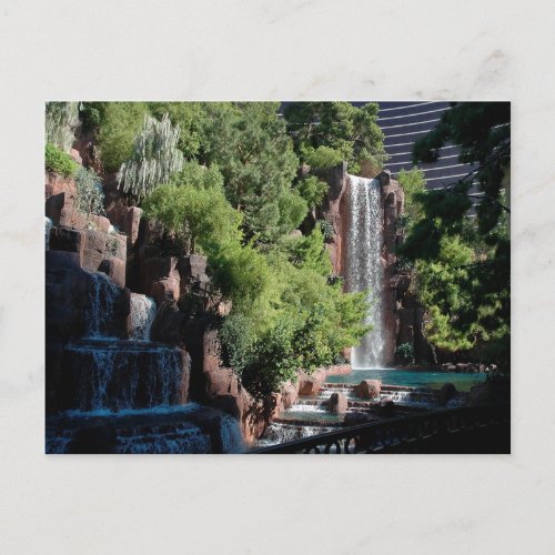 Wynn waterfall postcard