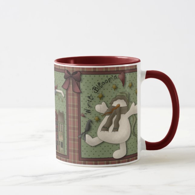 Wynter Blessin's Snowman Mug (Right)