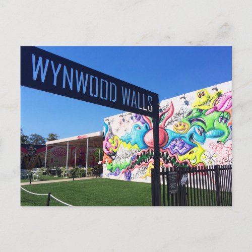 Wynwood Walls Miami Postcard