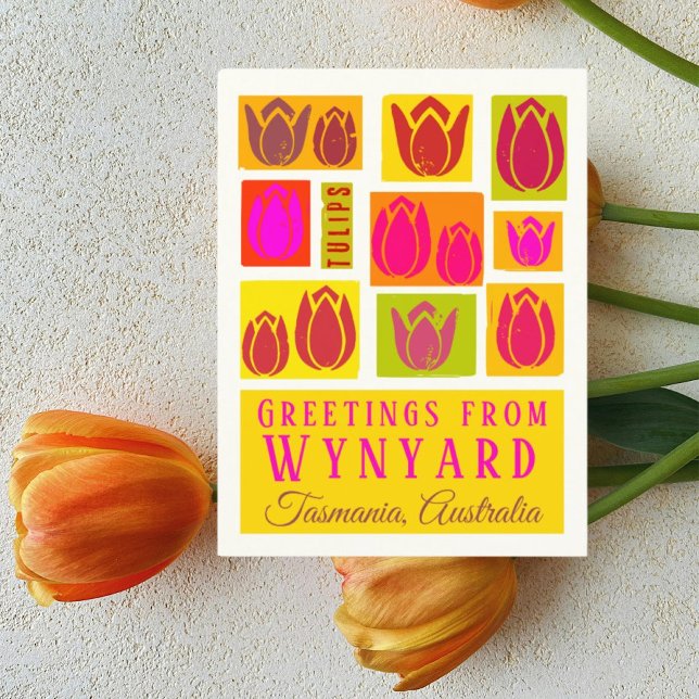 Wynyard Tasmania Australia Tulip fields Postcard (Creator Uploaded)