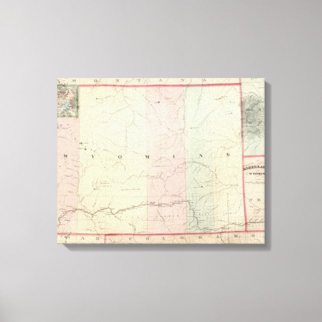 Wyoming 3 canvas print (Front)