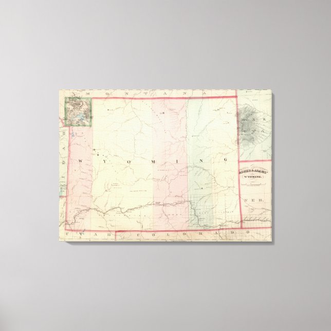 Wyoming 3 canvas print (Front)