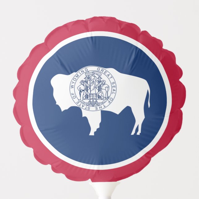 Wyoming Balloon & Wyoming Flag Party / USA Patriot (Front)
