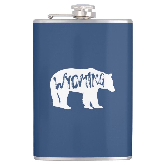 Wyoming Bear Flask (Front)