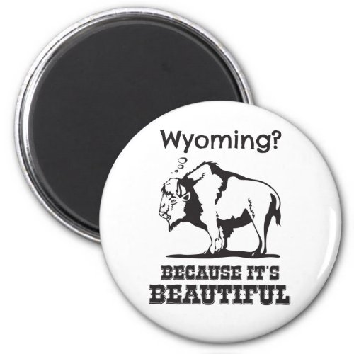 Wyoming Because Its Beautiful Magnet