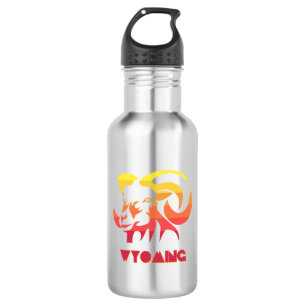Wyoming Bighorn Sheep Stainless Steel Water Bottle