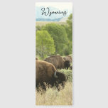 Wyoming Bison Bookmarks