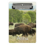 Wyoming Bison Mini Clipboard