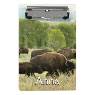 Wyoming Bison Mini Clipboard
