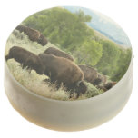Wyoming Bison Nature Animal Photography Chocolate Covered Oreo