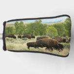 Wyoming Bison Nature Animal Photography Golf Head Cover