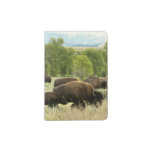 Wyoming Bison Nature Animal Photography Passport Holder
