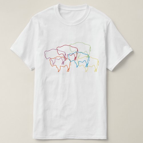 wyoming bison pride blur T_Shirt