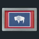 Wyoming Buffalo Belt Buckle<br><div class="desc">Wear a great looking belt buckle whenever you are out and about. The buckle can be customized: sizes, styles, colors, messages and more. This belt buckle also makes a great gift for anyone who likes Wyoming. #wyoming #wyomingbeltbuckle #buffalobuckle @azoreandesigns #wyomingcowboys</div>