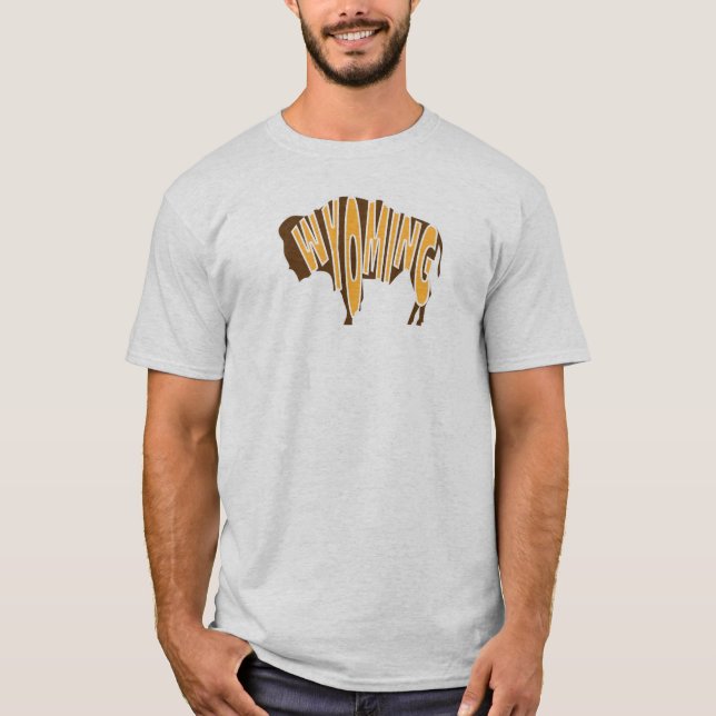 Wyoming Buffalo T-Shirt (Front)