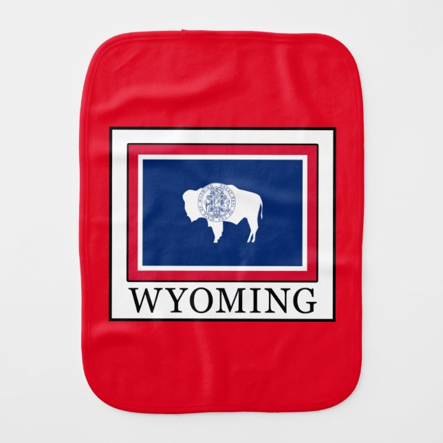 Wyoming Burp Cloth (Front)