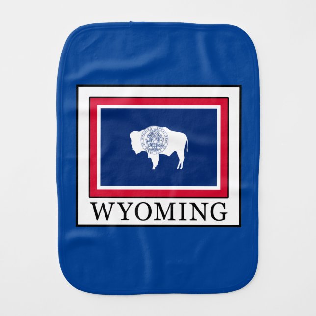 Wyoming Burp Cloth (Front)
