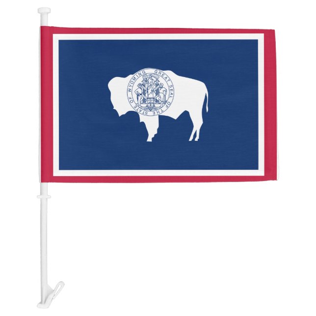 Wyoming Car Flag (Front)