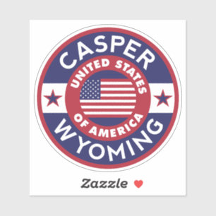 Wyoming, CASPER Sticker