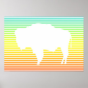 wyoming chill fade poster