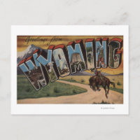 Wyoming (Cowboy)Large Letter ScenesWyoming