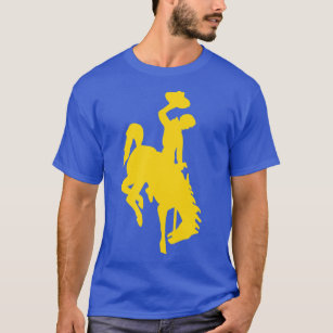 Wyoming Cowboy Riding a Bucking Horse  T-Shirt