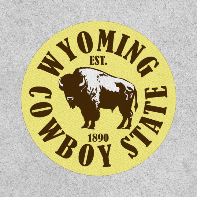 Wyoming,Cowboy State Patch (Front)