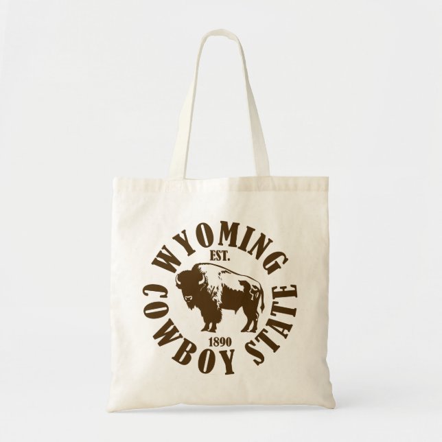 Wyoming,Cowboy State Tote Bag (Front)