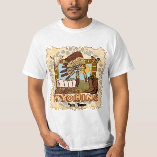 Wyoming custom name T_Shirt