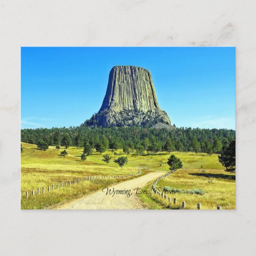Wyoming Devils Tower Postcard