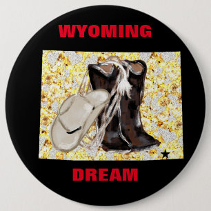 WYOMING DREAM  BUTTON