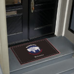 WYOMING EQUALITY STATE FLAG DOORMAT